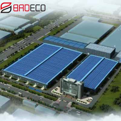 [caso de proyecto] BRD 11000m2 Aplicación de panel de lana de roca con borde de PU Proyecto de parque industrial hidráulico Litong